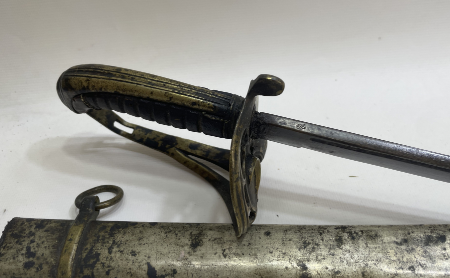 BALÇAĞI HİLALLİ OSMANLI DÖNEMİ NADİR FORMDA SÜVARİ KILICI