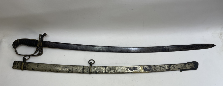 BALÇAĞI HİLALLİ OSMANLI DÖNEMİ NADİR FORMDA SÜVARİ KILICI