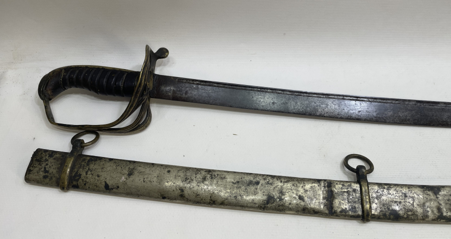 BALÇAĞI HİLALLİ OSMANLI DÖNEMİ NADİR FORMDA SÜVARİ KILICI