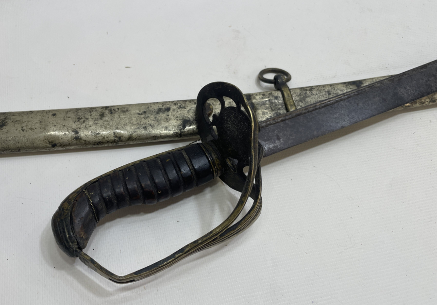 BALÇAĞI HİLALLİ OSMANLI DÖNEMİ NADİR FORMDA SÜVARİ KILICI