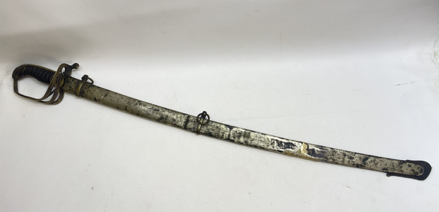 BALÇAĞI HİLALLİ OSMANLI DÖNEMİ NADİR FORMDA SÜVARİ KILICI