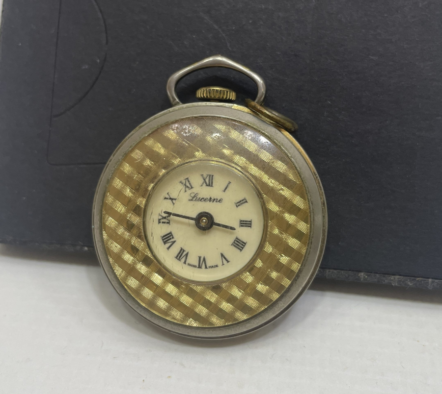 KURMALI ANTİKA KOLYE SAAT