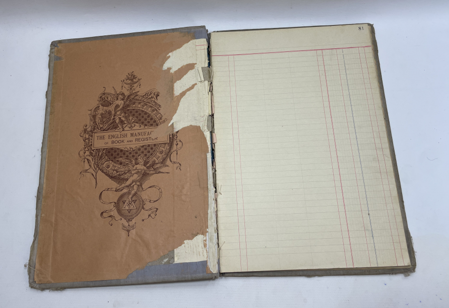 OSMANLI DÖNEMİ BÜYÜK BOY RUM İŞİ HESAP DEFTERİ