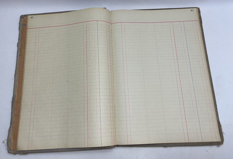 OSMANLI DÖNEMİ BÜYÜK BOY RUM İŞİ HESAP DEFTERİ