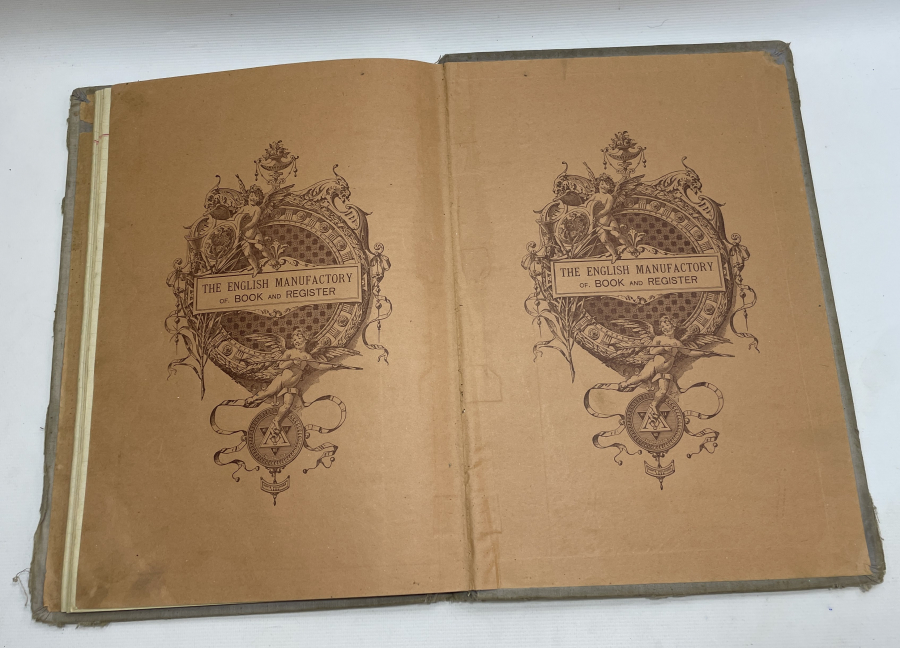 OSMANLI DÖNEMİ BÜYÜK BOY RUM İŞİ HESAP DEFTERİ