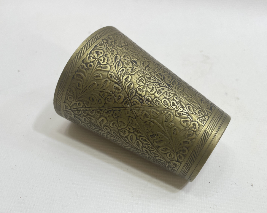 OSMANLI DÖNEMİ KALEM İŞÇİLİKLİ BARDAK