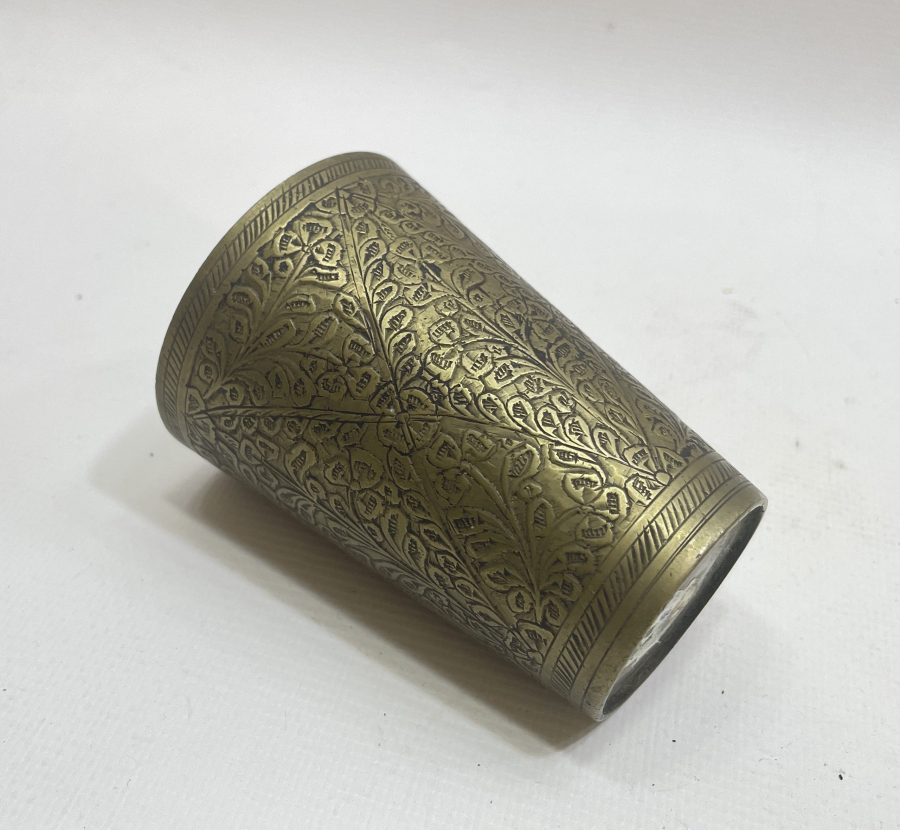 OSMANLI DÖNEMİ KALEM İŞÇİLİKLİ BARDAK