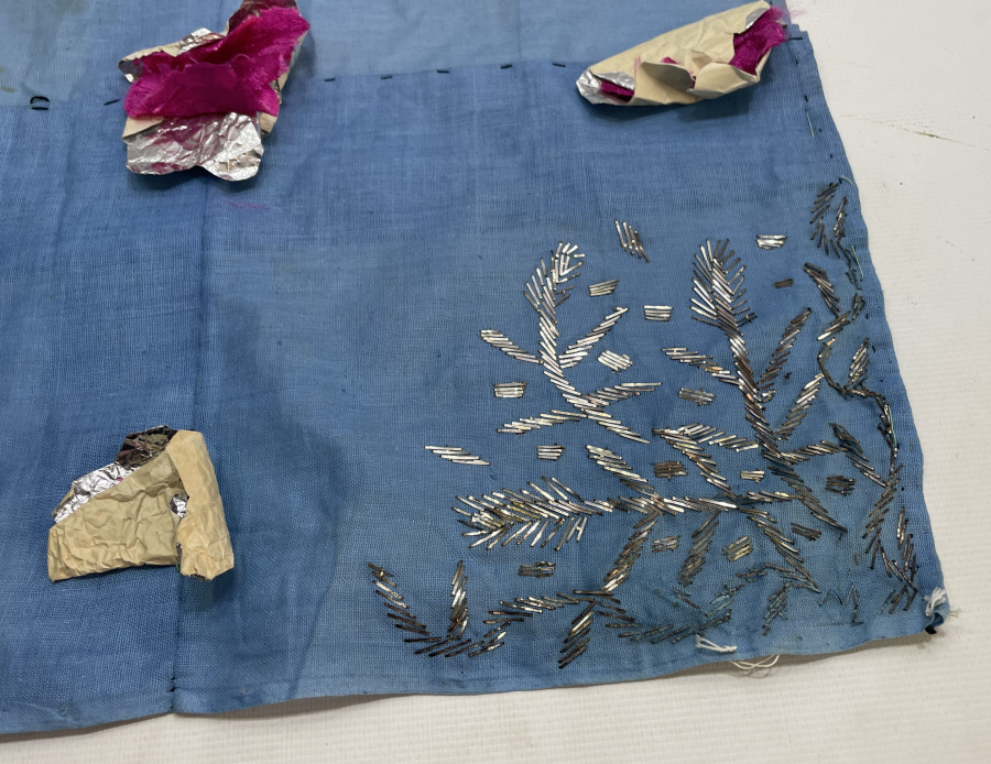 OSMANLI DÖNEMİ SANDIK ESKİSİ TELKARİ İŞÇİLİKLİ GELİN ÇEVRESİ