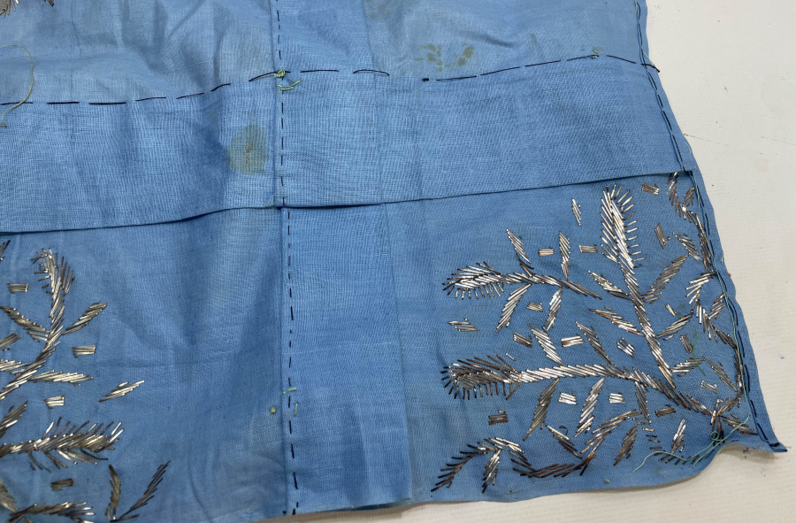 OSMANLI DÖNEMİ SANDIK ESKİSİ TELKARİ İŞÇİLİKLİ GELİN ÇEVRESİ