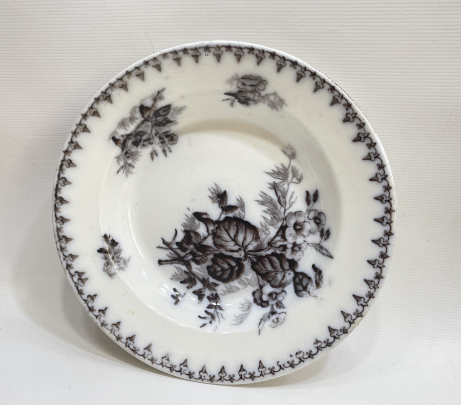 OSMANLI PAZARI İÇİN YAPILMIŞ PORSELEN TABAK