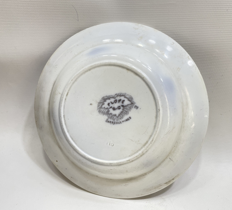 OSMANLI PAZARI İÇİN YAPILMIŞ PORSELEN TABAK