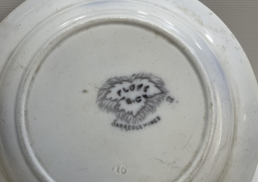 OSMANLI PAZARI İÇİN YAPILMIŞ PORSELEN TABAK