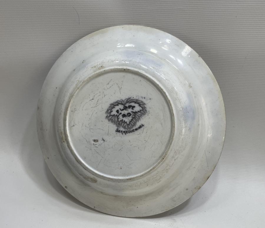 OSMANLI PAZARI İÇİN YAPILMIŞ PORSELEN TABAK