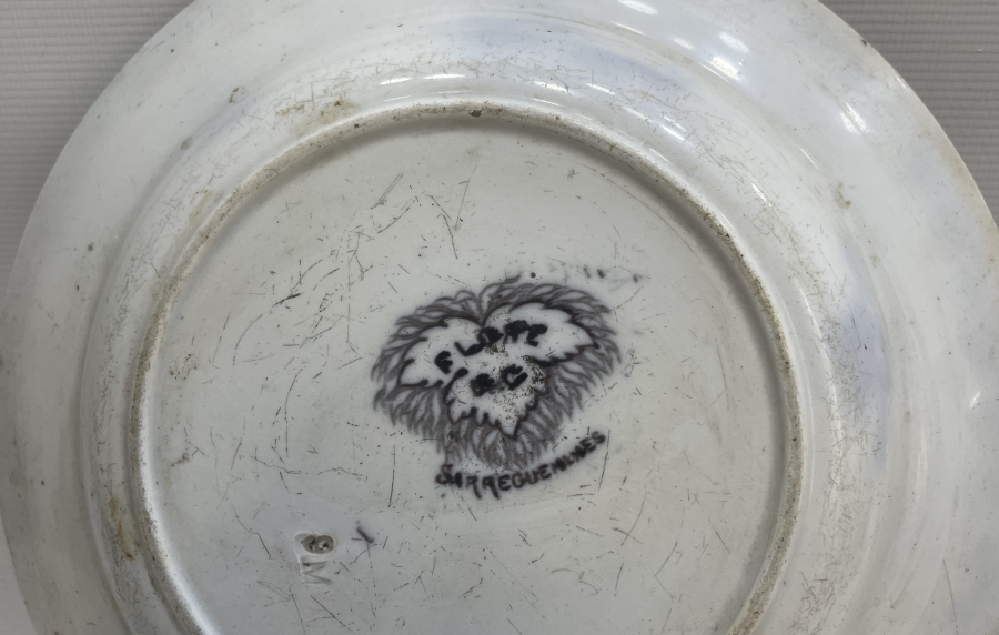 OSMANLI PAZARI İÇİN YAPILMIŞ PORSELEN TABAK