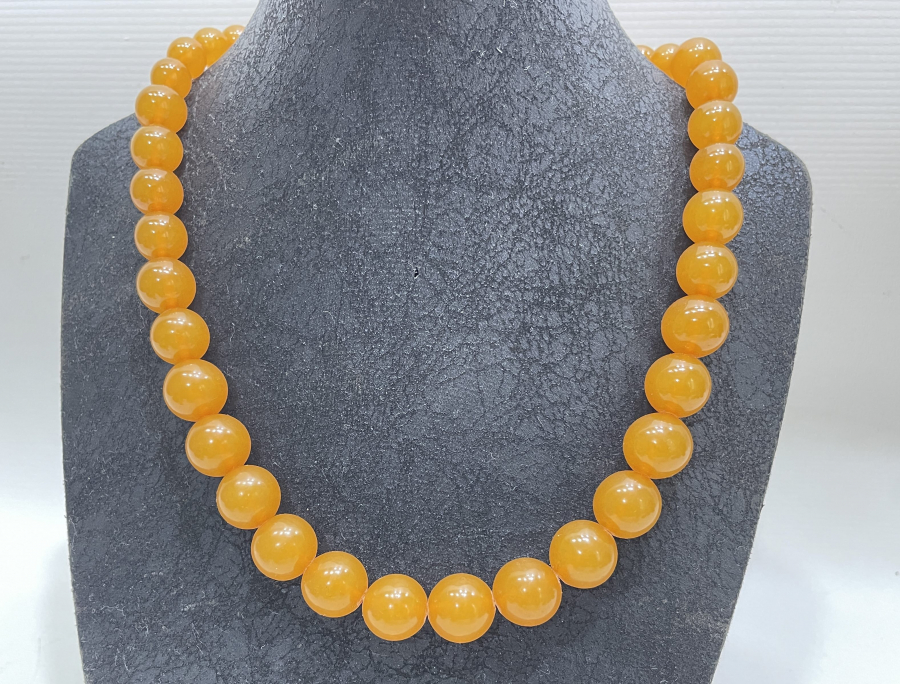 OSMANLI DÖNEMİ BÜYÜK HABBELİ SECCAR DAMLA KEHRİBAR GERDANLIK