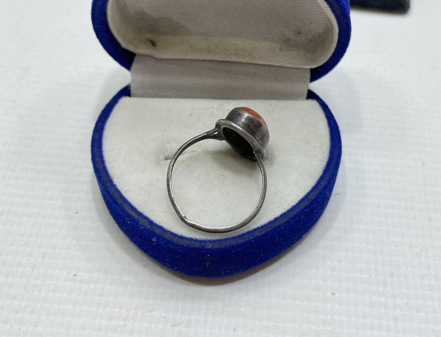 OSMANLI DÖNEMİ MERCAN TAŞLI YÜZÜK