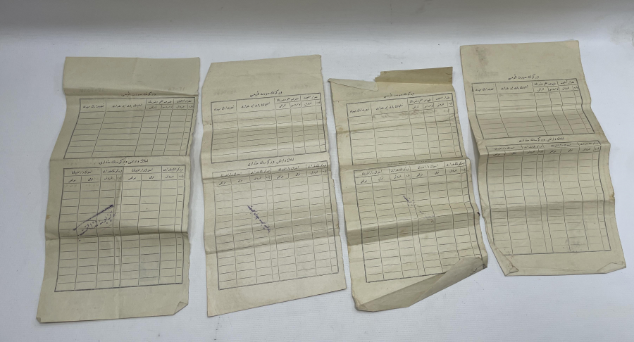 ORJİNAL OSMANLI PULLARIYLA EFEMERA LOTU