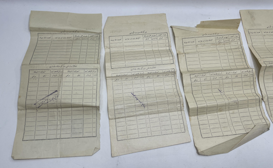 ORJİNAL OSMANLI PULLARIYLA EFEMERA LOTU