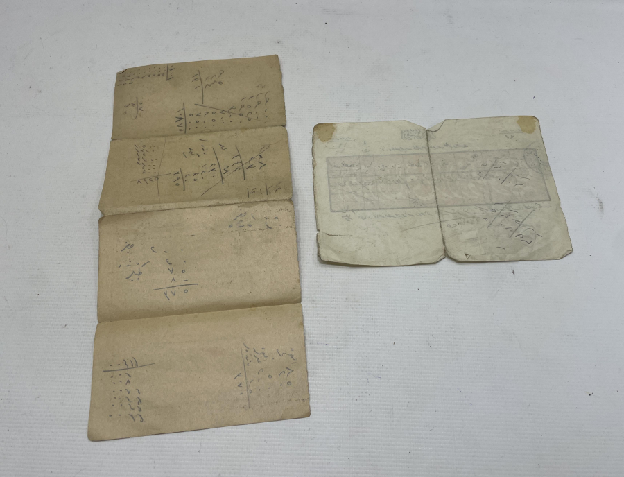 OSMANLI DÖNEMİ 2 ADET MAKBUZ