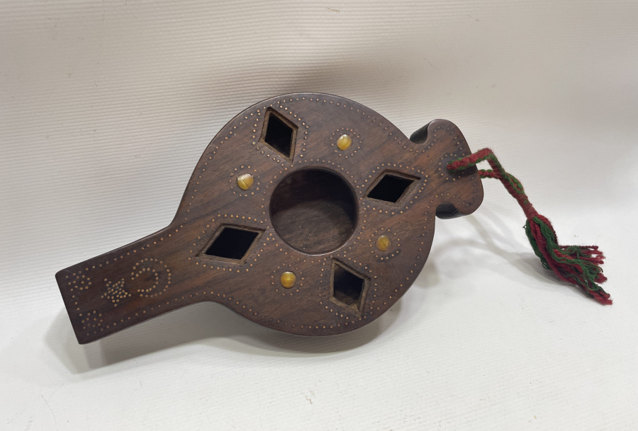 OSMANLI DÖNEMİ AY YILDIZLI NADİR AHŞAP KAHVE SOĞUDANI