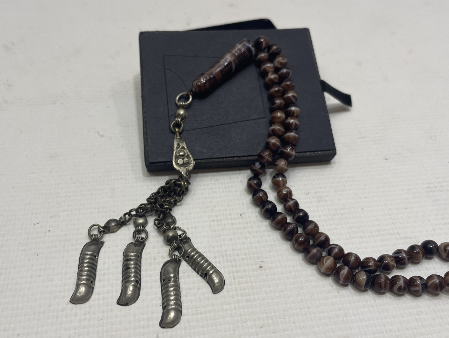 OSMANLI DÖNEMİ ÇOK NADİR BEYKOZ İŞİ NAMAZ TESPİHİ