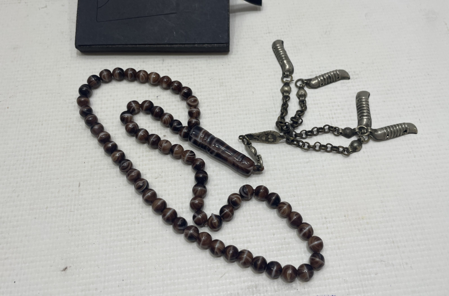 OSMANLI DÖNEMİ ÇOK NADİR BEYKOZ İŞİ NAMAZ TESPİHİ