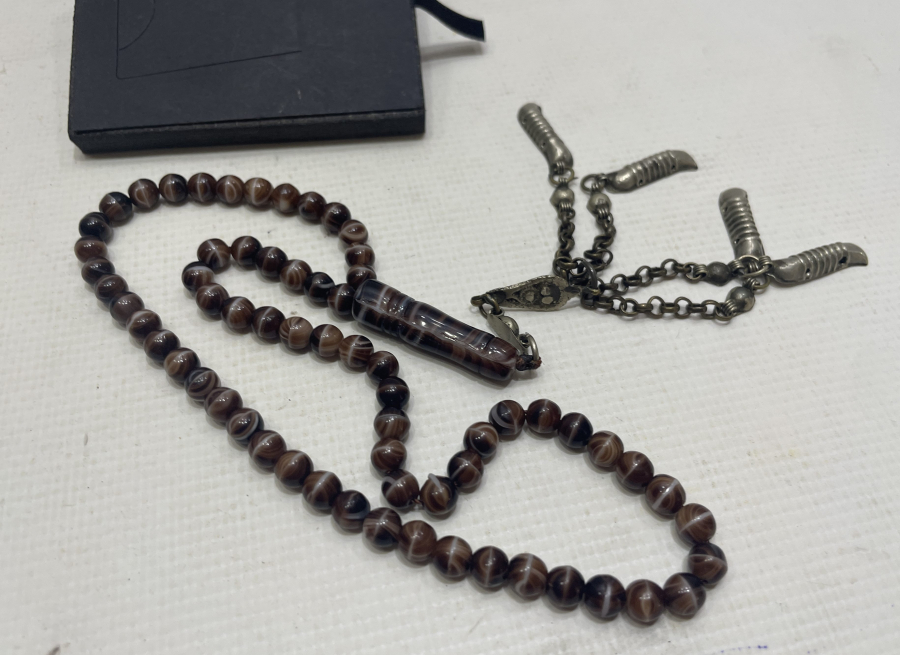 OSMANLI DÖNEMİ ÇOK NADİR BEYKOZ İŞİ NAMAZ TESPİHİ