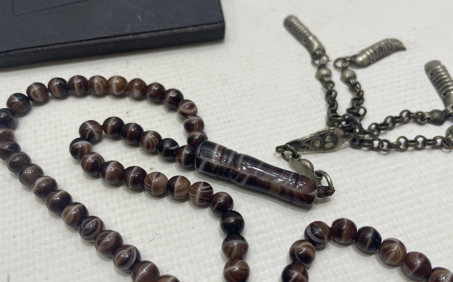 OSMANLI DÖNEMİ ÇOK NADİR BEYKOZ İŞİ NAMAZ TESPİHİ