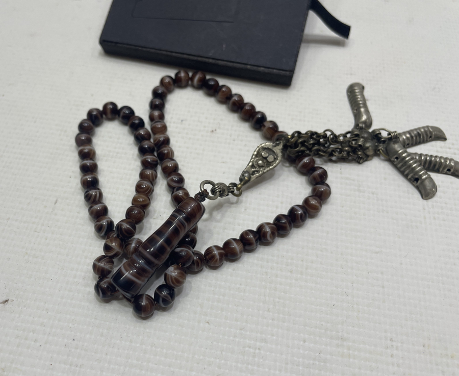 OSMANLI DÖNEMİ ÇOK NADİR BEYKOZ İŞİ NAMAZ TESPİHİ