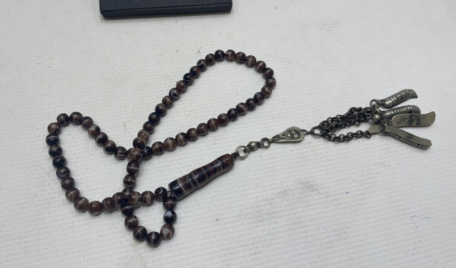 OSMANLI DÖNEMİ ÇOK NADİR BEYKOZ İŞİ NAMAZ TESPİHİ