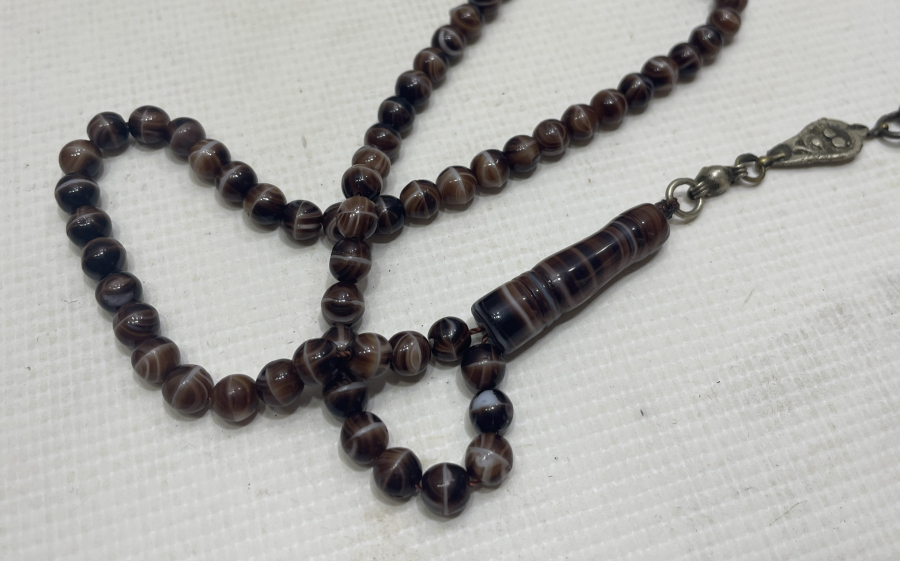 OSMANLI DÖNEMİ ÇOK NADİR BEYKOZ İŞİ NAMAZ TESPİHİ