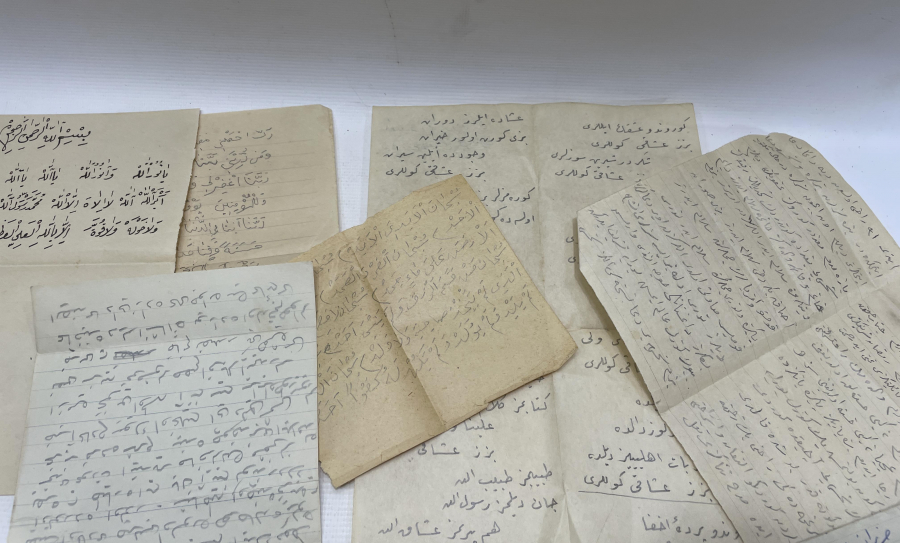 OSMANLI DÖNEMİ EL YAZMA EVRAK LOTU