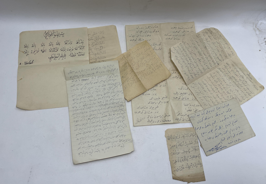 OSMANLI DÖNEMİ EL YAZMA EVRAK LOTU