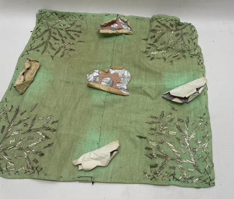 OSMANLI DÖNEMİ GÜMÜŞ TEL KIRMA İŞÇİLİKLİ ÇEVRE