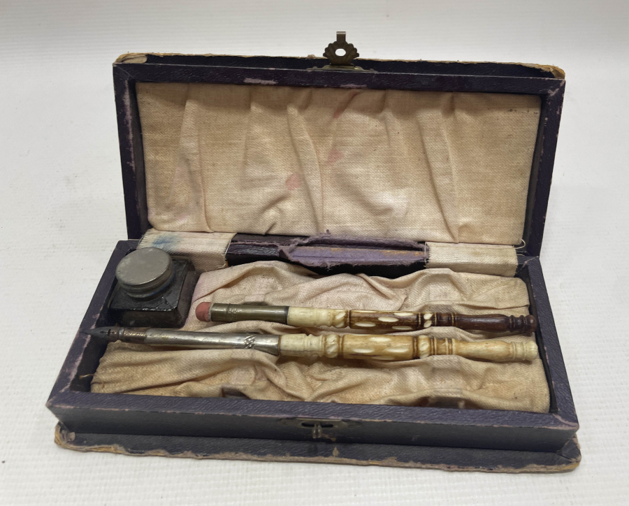 OSMANLI DÖNEMİ ORJİNAL KUTUSUNDA YAZI TAKIMI