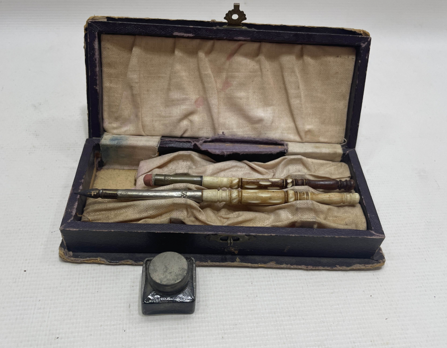 OSMANLI DÖNEMİ ORJİNAL KUTUSUNDA YAZI TAKIMI