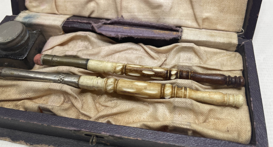 OSMANLI DÖNEMİ ORJİNAL KUTUSUNDA YAZI TAKIMI