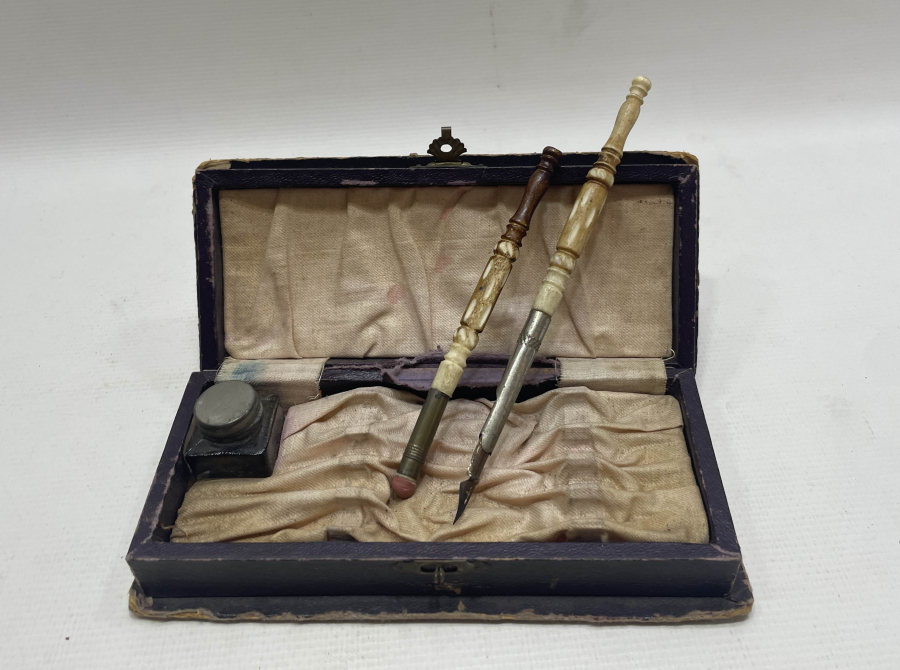 OSMANLI DÖNEMİ ORJİNAL KUTUSUNDA YAZI TAKIMI