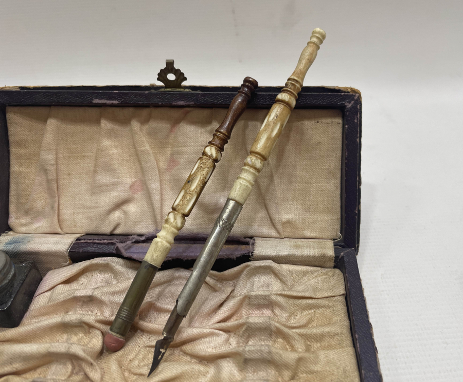 OSMANLI DÖNEMİ ORJİNAL KUTUSUNDA YAZI TAKIMI