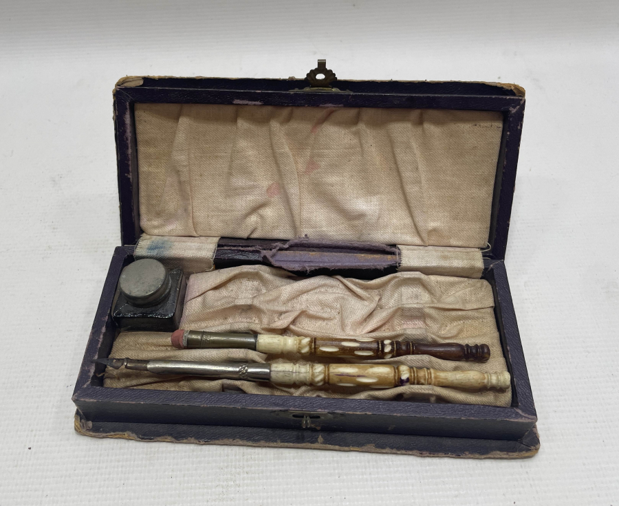 OSMANLI DÖNEMİ ORJİNAL KUTUSUNDA YAZI TAKIMI