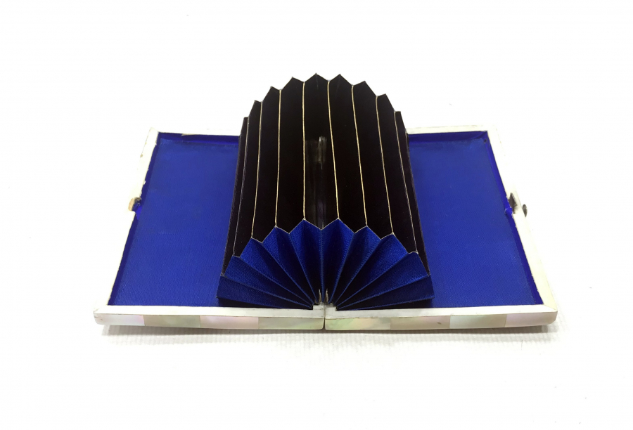 OSMANLI DÖNEMİ SEDEF VE GÜMÜŞ İŞÇİLİKLİ NADİR LEVANTEN İŞİ CÜZDAN