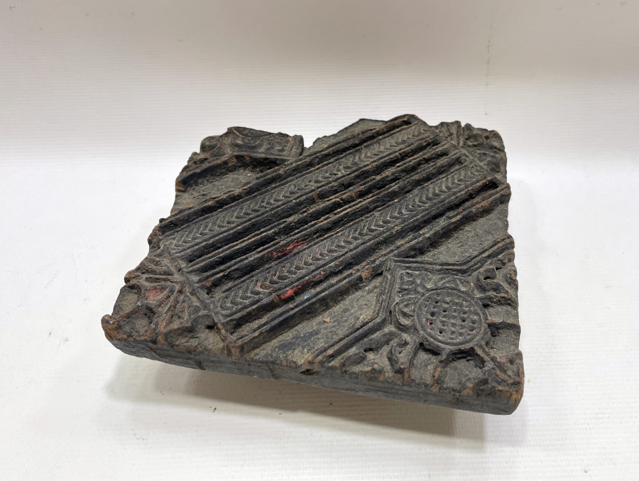 OSMANLI DÖNEMİ TOKAT İŞİ BÜYÜK BOY AHŞAP BASKI KALIBI