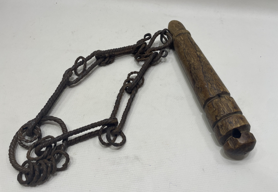 ÜST PARÇASI MENGÜÇ FORMLU ÇOK NADİR TEKKE İŞİ KIRBAÇ