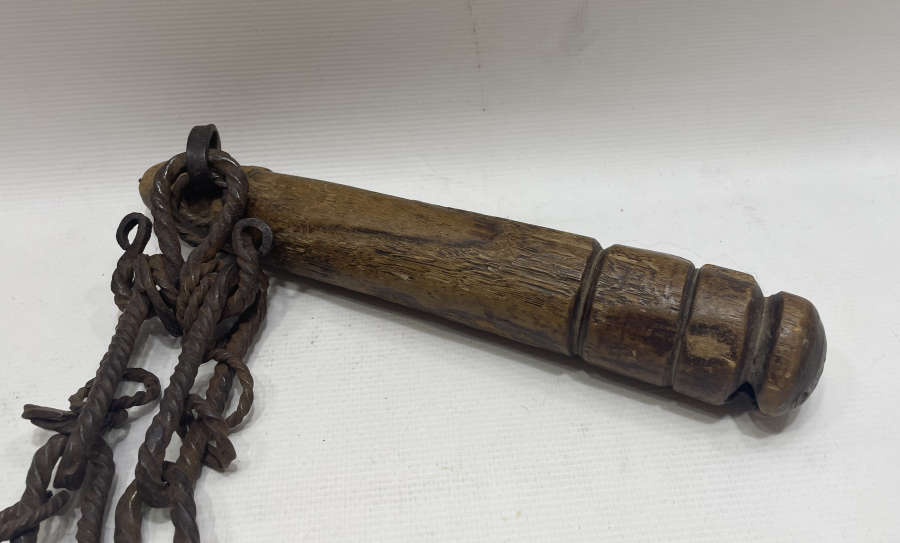 ÜST PARÇASI MENGÜÇ FORMLU ÇOK NADİR TEKKE İŞİ KIRBAÇ