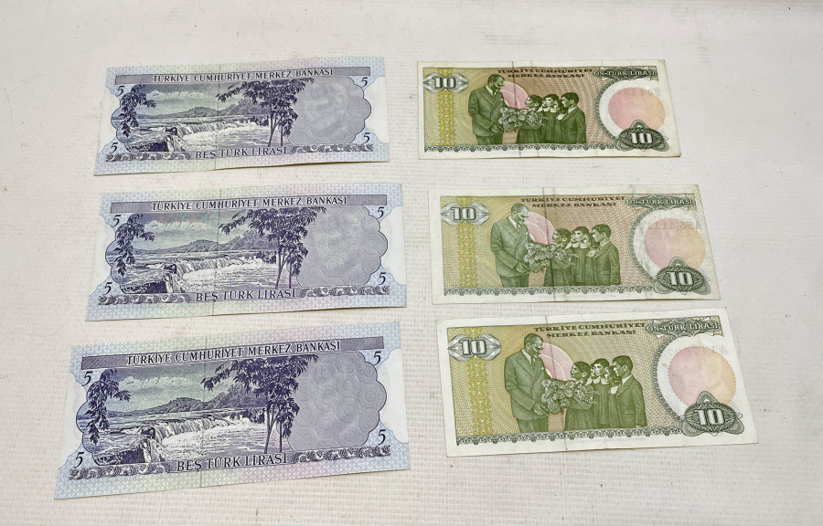 1970-80 LERDEN ANTİKA KAĞIT PARA LOTU