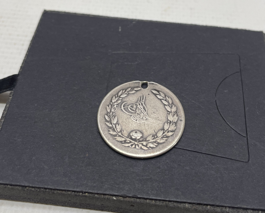 GÜMÜŞ OSMANLI YUNAN MUHAREBESİ MADALYASI