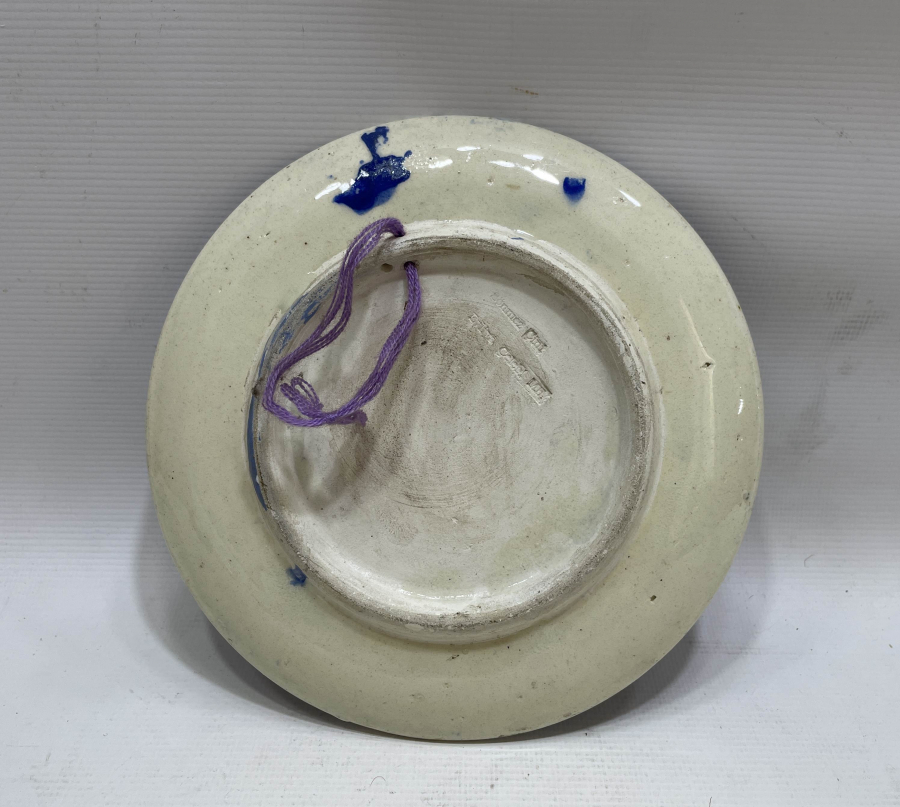 KÜTAHYA İŞİ EL BOYAMA ANTİKA DUVAR TABAĞI