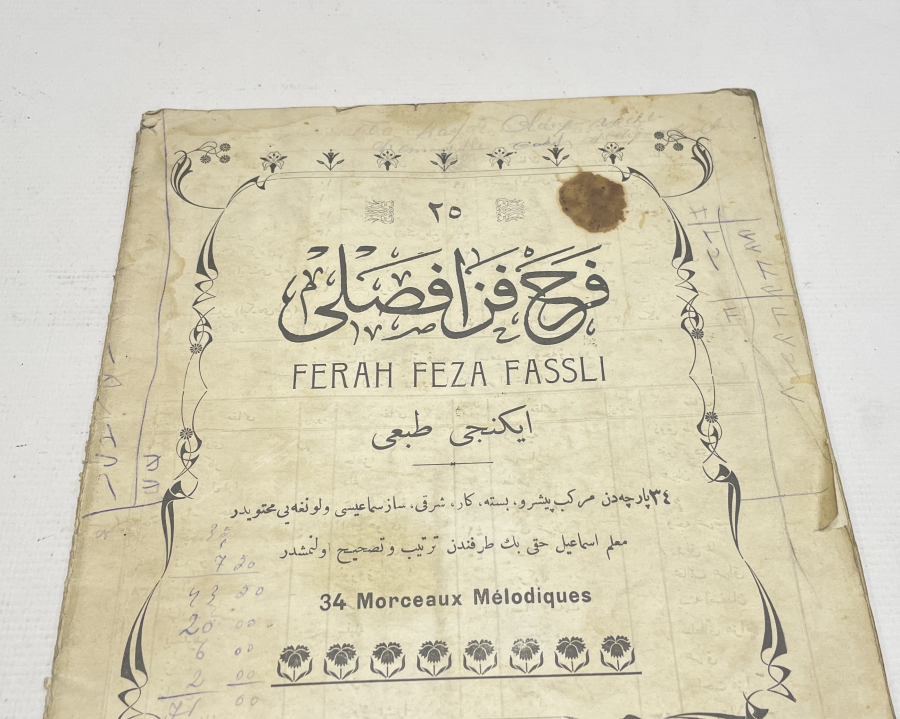 OSMANLI DÖNEMİ ŞAMLI İSKENDER NOTA KİTABI