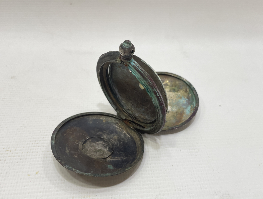 OSMANLI DÖNEMİ GÜMÜŞ CEP SAATİ KASASI