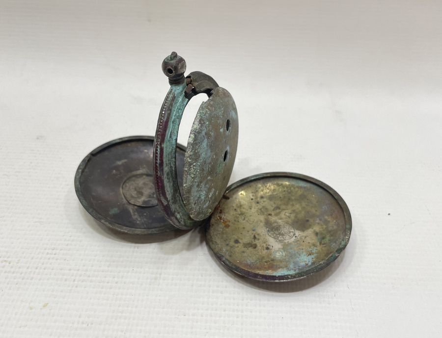 OSMANLI DÖNEMİ GÜMÜŞ CEP SAATİ KASASI